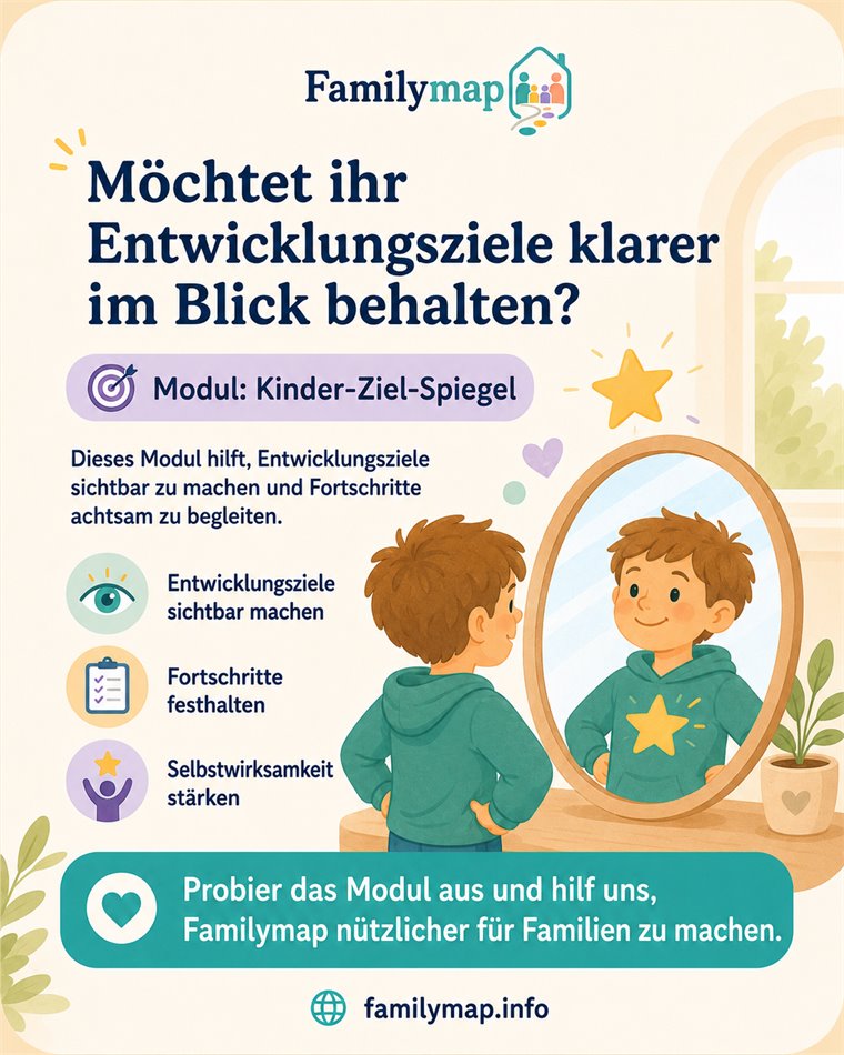 Kinder-Ziel-Spiegel: Entwicklungsziele und Fortschritte sichtbar machen