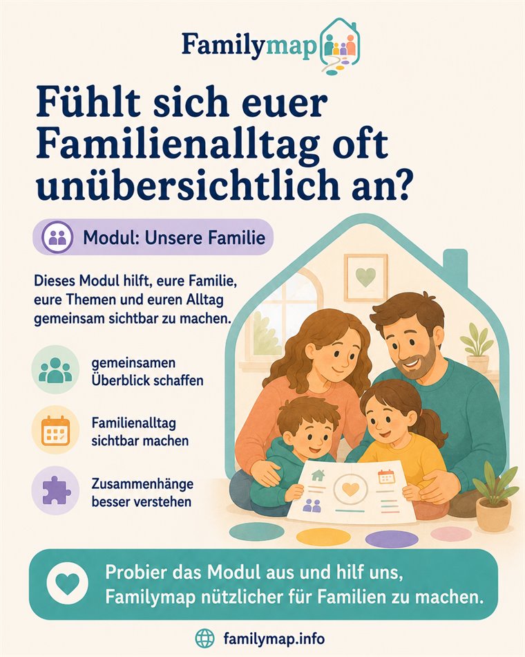 Unsere Familie: gemeinsame Grundlage fuer Familymap einrichten