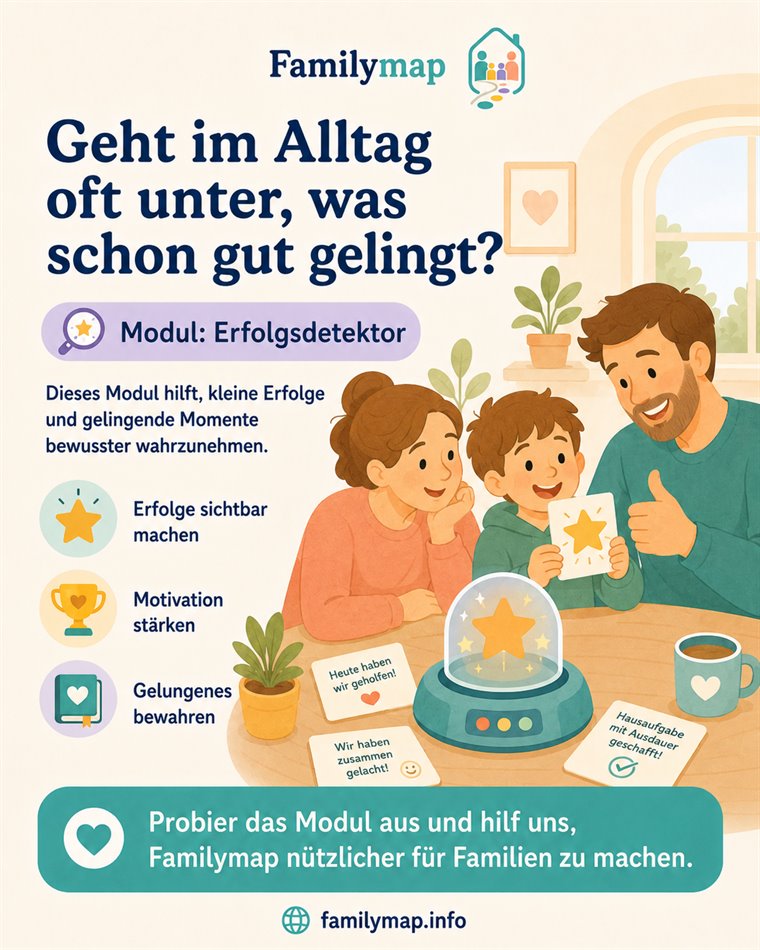Erfolgsdetektor: gelingende Momente im Familienalltag erkennen