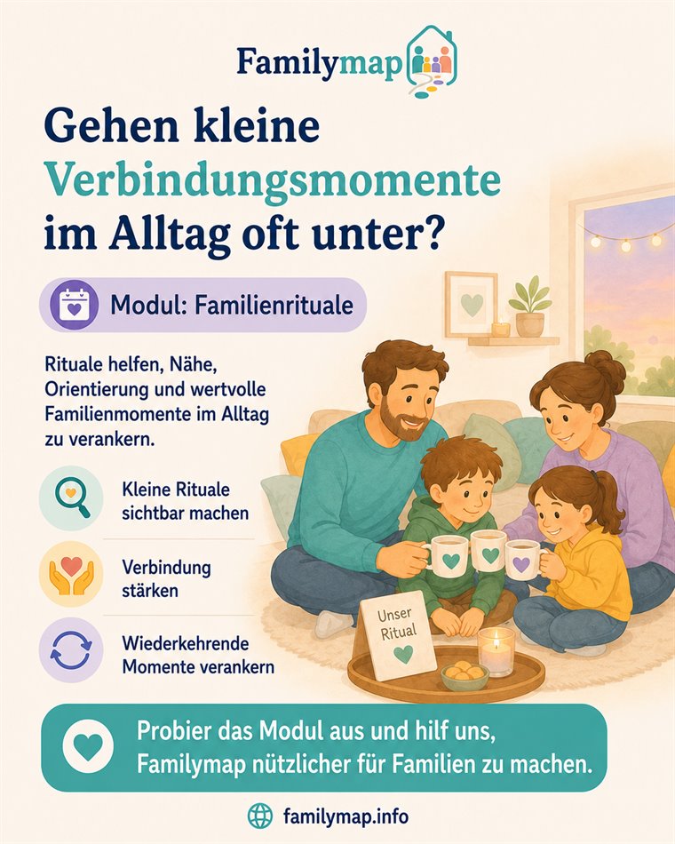 Familienrituale: kleine Verbindungsmomente im Alltag finden