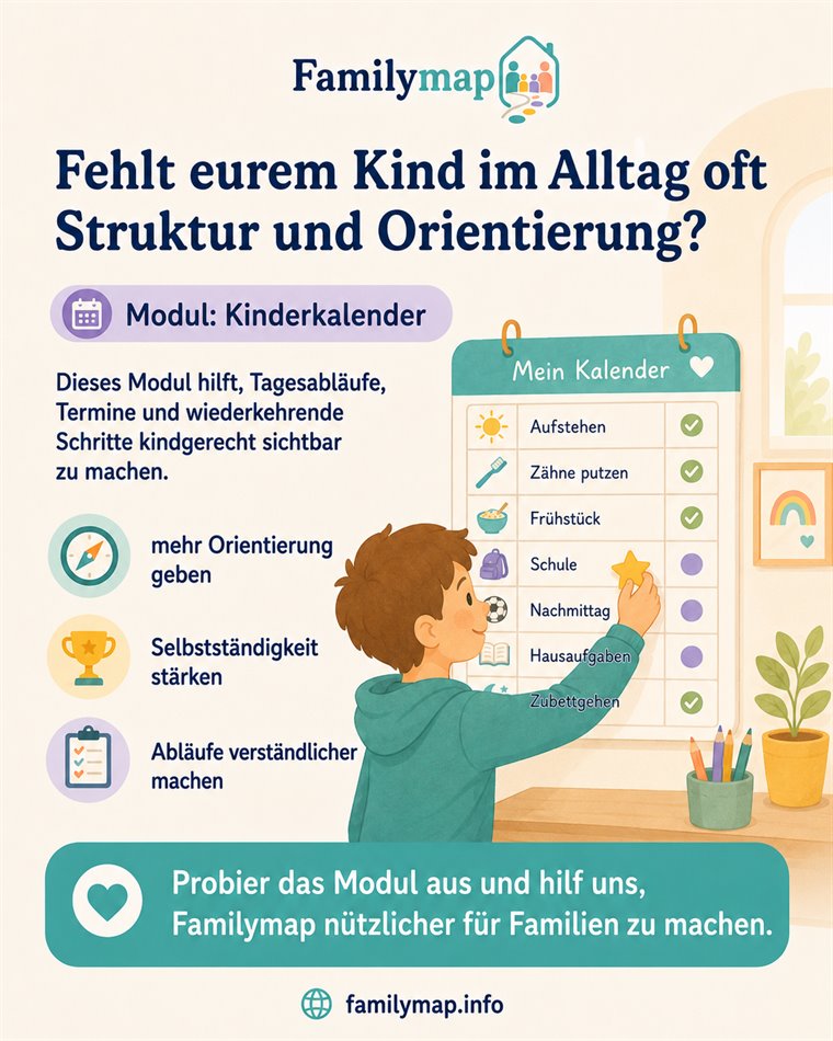 Kinderkalender: Struktur und Orientierung im Familienalltag